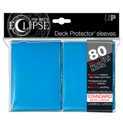 Ultra Pro Standard Size PRO-Matte Eclipse Sleeves - Light Blue - 80ct